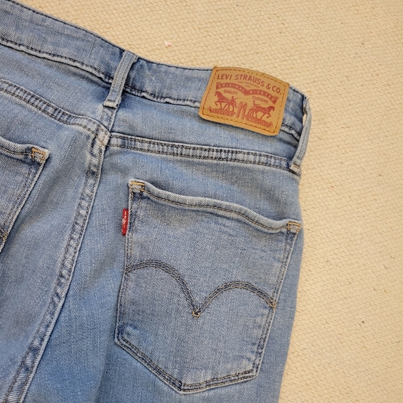 721 HIGH RISE SKINNY WOMEN'S JEANS light wash Size 25 - Picture 4 of 10